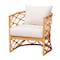 Bali & Pari Acelynn Bohemian Light Honey Rattan Arm Chair 244-13642-ZORO - alternate 1